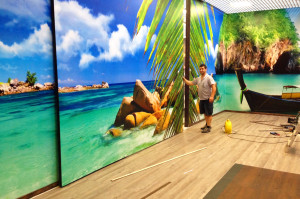 Pose 11 - Création de cloisons pour Flash Fitness