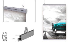 Kit de Suspension pour Tissu ou Affiche Publicitaire