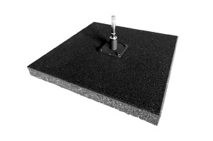 PIED POUR DRAPEAU : RUBBER BASE