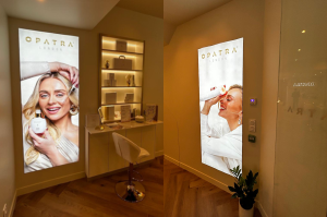 Cadre alu lumineux LEDS